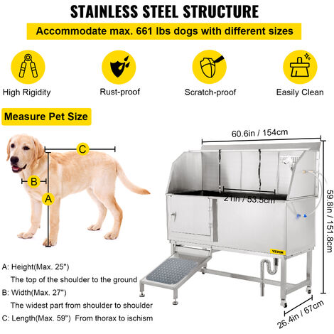 Large dog wash tub cheap