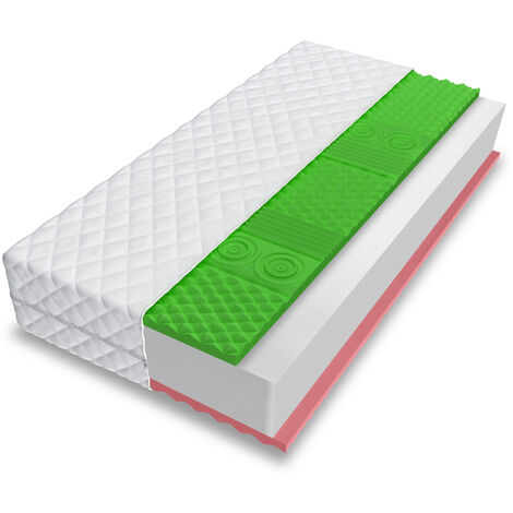 Matratze 90x200 VISCO Memory Hochelastisch Kaltschaum NICEA 7 Zonen H3 13cm NEU (1/5)