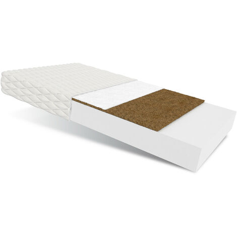 Matratze CARINI MAX 120x200 Kaltschaum Kokos Klimafaser H3/H4 16 cm JERSEY (1/5)