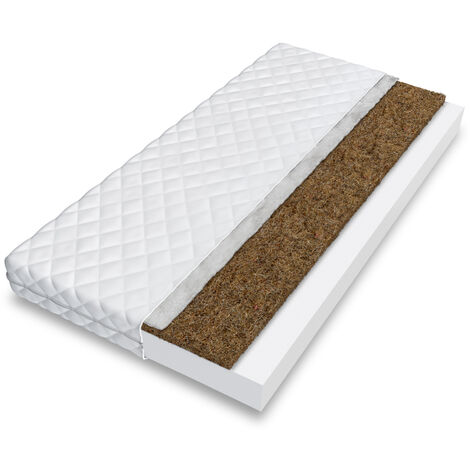 Matratze BABY COCO 8 cm Babymatratze Schaum Kokos Größe wählbar 90cm x 160cm