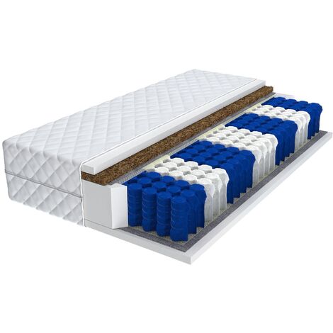 Matratze VIDA 7 ZONEN 80x200 Premium Taschenfederkern FEDERKERN KOKOS H3 17cm (1/5)