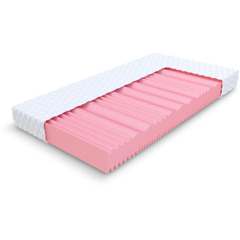 Matratze Kaltschaum 7 Zonen HR-Schaum 140x200 cm FIX H2 H3 Höhe 14 cm Bezug