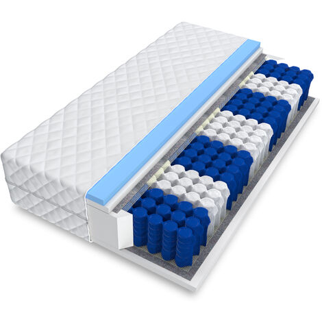 Matratze 180x200 Taschenfederkern 7 Zonen Hochelastisch H2 H3 JUPITER Bett 18cm