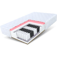 Matratze 90x200 Taschenfederkern Visco Memory Kokos 7 Zonen KARI 21cm H3 H4 Bett