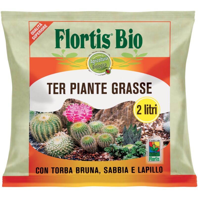 Terreau cactées cactus et plantes grasses 6L en sac