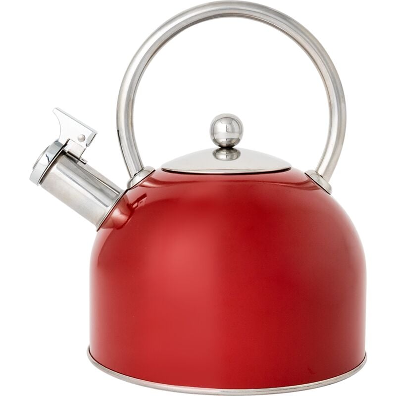 BOUILLOIRE INOX 2,5L ROUGE