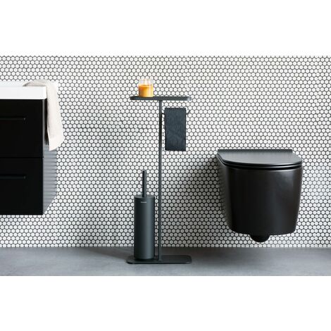 Porte rouleau papier toilette avec étagère MindSet de Brabantia 