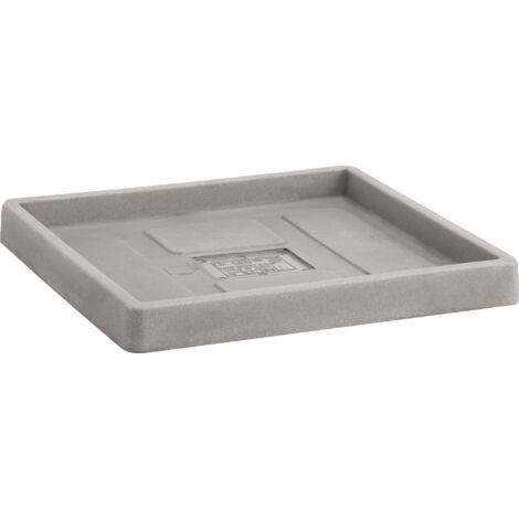 Sottovaso quadrato THEMIS cm. 40 CENERE