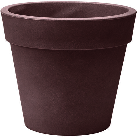 Vaso tondo resina ZEUS cm. 30 CORTEN