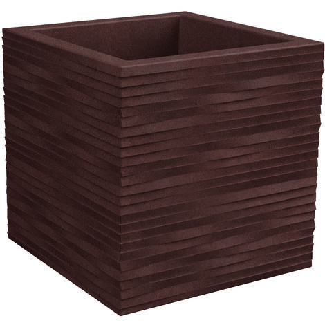 Vaso quadro resina ELEGANCE cm. 29,5 CORTEN