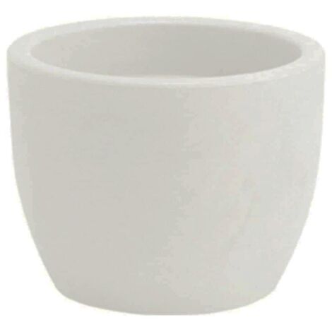 Vaso tondo resina HERA cm. 50 BIANCO