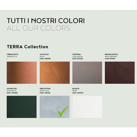 Balconetta Resina Millerighe cm. 90 Greystone