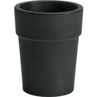 Vaso tondo resina ARES cm. 30 ANTRACITE