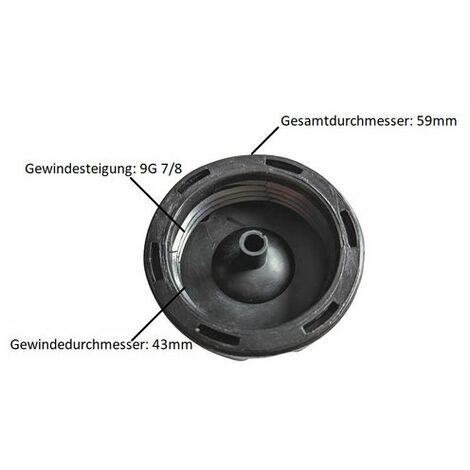 Ersatz Tankdeckel Kraftstofftankdeckel für Rasenmäher uvm.