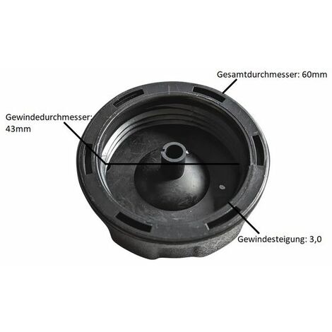 Ersatz Tankdeckel Kraftstofftankdeckel für Rasenmäher uvm.