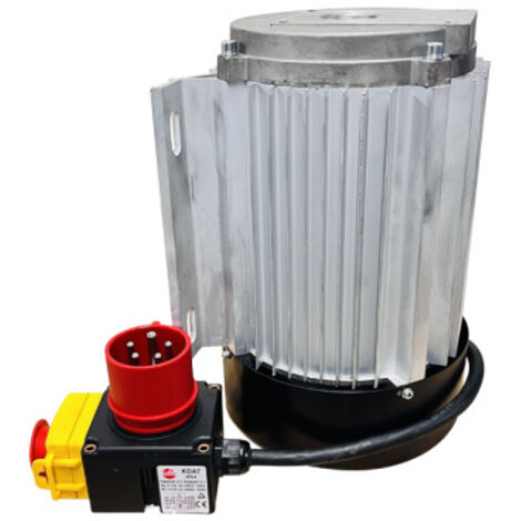 Ersatzmotor Industriemotor 400V 4,3kW + KEDU KOA7 Schalter mit Not/Aus Funktion Elektromotor