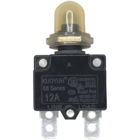 Thermoschalter Leistungsschalter 88 Series 12A Reset Schalter Überlastschutz für Stromerzeuger uvm... (1/3)