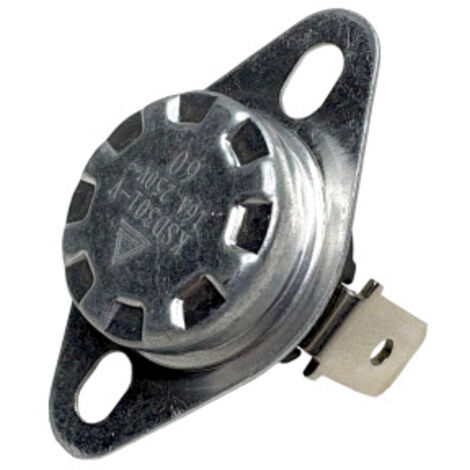KSD301-V Thermoschalter 250V 16A 2Pin Bimetallschalter für Elektro-Heizlüfter uvm.