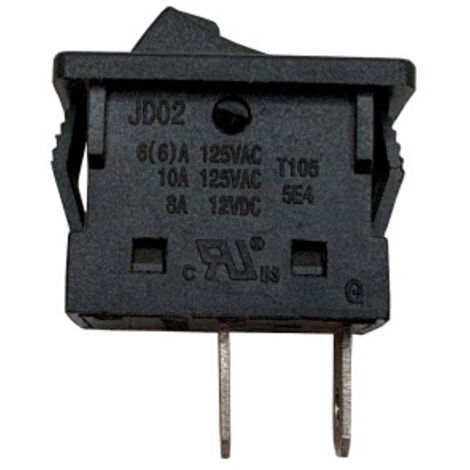 JD02 JD02-A Wippschalter Kippschalter 250V 10A 2Pin Schalter (1/3)