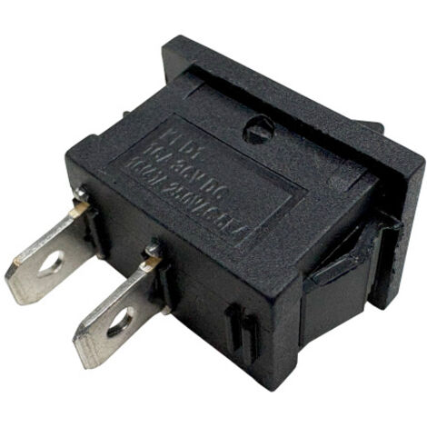 Kofelec Kippschalter DPDT 16A 250VAC – 3 Positionen (Ein-Aus-Ein), 6 Pins, Wasserdicht, Schwarz, 2 Stück