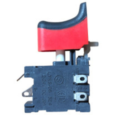 LYKS-08 Zubehör Trigger Schalter 7.2V-24VDC Drucktastenschalter mit Umschalthebel