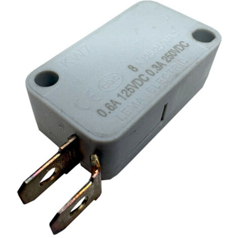 Lema Electrics KW7 Mikroschalter 250V 8A 2Pin Schalter Grau für Tischbohrmaschine uvm. (1/5)