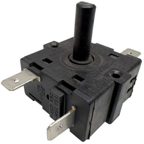 Jinhe Electronics Drehschalter 25T125 PA66 250V 26A 5Pin Umwälzgetriebe für Elektroheizer uvm.