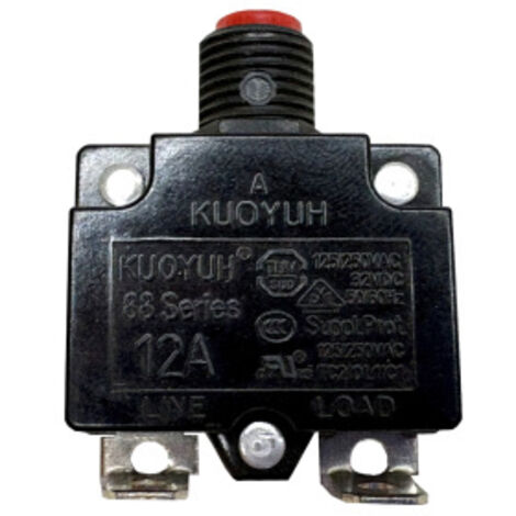 Thermoschalter Leistungsschalter 88 Series 12A Reset Schalter Überlastschutz für Elektro-Kettensäge