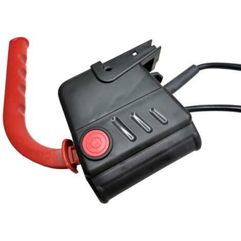 Vollständige Schaltereinheit inkl. Schuko Stecker und 2-adrigem Anschlusskabel für Elektro-Vertikutierer uvm. (1/4)