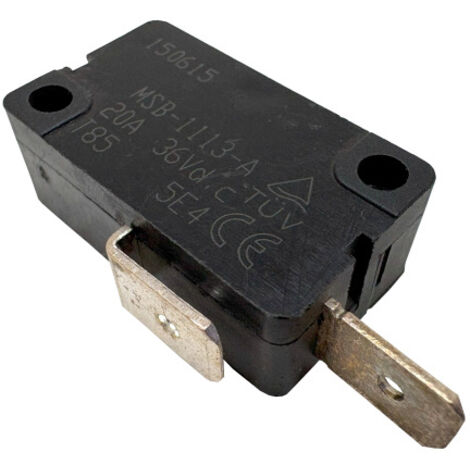 JIABEN Mikroschalter MSB-1113-A 20A 36VDC 2Pin Schalter für Rasentrimmer uvm.