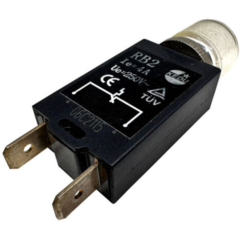 Kedu RB2 Thermoschutzschalter Leistungsschalter Reset Schalter 250V 4A 2Pin für Metallbandsägen uvm.