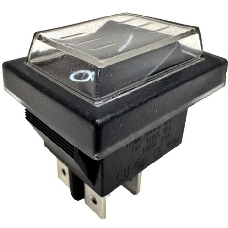 ZC03-A2 Wippschalter Kippschalter 250V 16A 4Pin Schalter für Hochdruckreiniger uvm. (1/5)