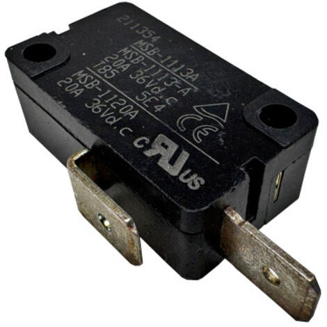 JIABEN MSB-1113-A Mikroschalter 20A 36VDC 2Pin Schalter für Akku Rasenmäher uvm.