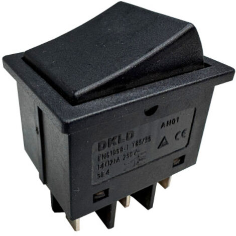Wippschalter 3-Positionen EIN-AUS-EIN Schalter DPDT 24V 250V Sofortwippschalter Wippschalter 3-Positionen EIN-AUS-EIN Schalter DPDT 24V 250V Sofortwippschalter