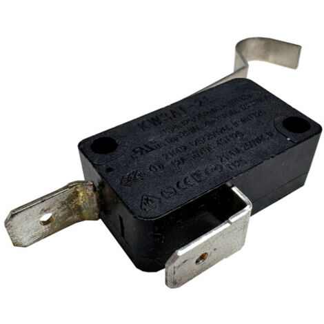 Dongnan KW3AT-21 Mikroschalter 250V 21A 2Pin Schalter mit langem Hebel für Rasenmäher uvm. (1/4)