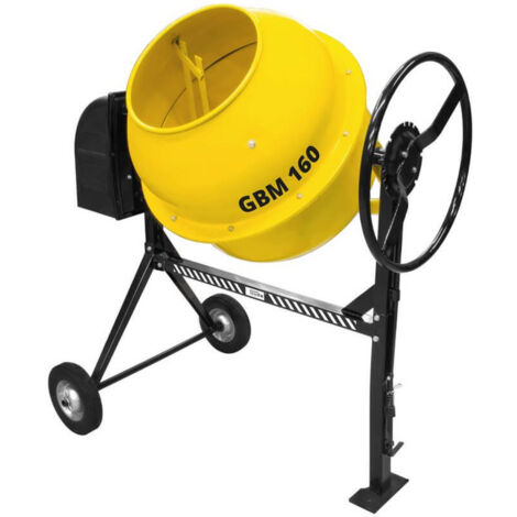 Güde Betonmischer GBM 160, 800W, Zementmischer, Betonmischmaschine, 160l