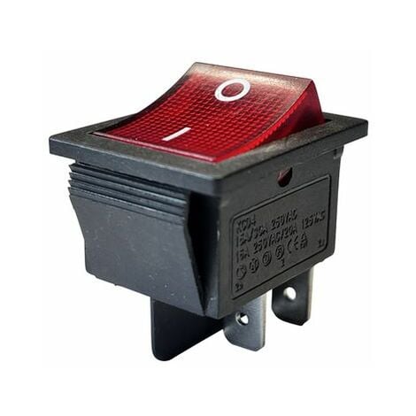 Kfz-Zugschalter Schalter mit roter Beleuchtung 12V/6A Zugschalter, 6,99 €