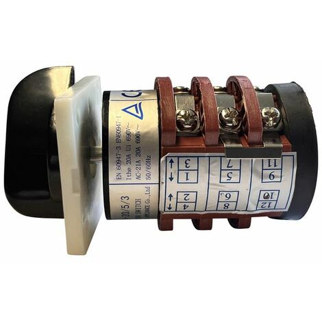 2NO2NC Metall Bootswippe 3-Gang Schalter Wasserdicht 20A 9-24V Mit 6-Pin Stecker