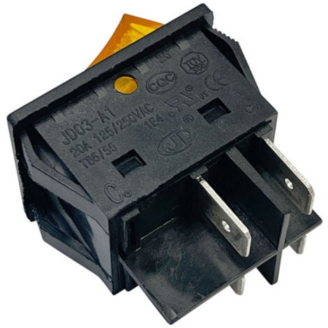 JD03-A1 Wippenschalter An-/Aus 4Pin Schalter 20A-250V