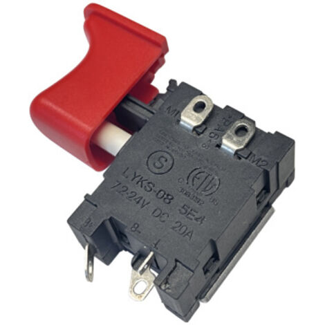 LYKS-08 Zubehör Trigger Schalter 7.2V-24VDC Drucktastenschalter mit Umschalthebel LYKS-08 Zubehör Trigger Schalter 7.2V-24VDC Drucktastenschalter mit Umschalthebel
