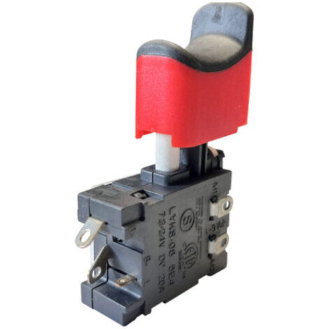 LYKS-08 Zubehör Trigger Schalter 20A 7.2V-24VDC Drucktastenschalter mit Umschalthebel für Bohrhammer uvm. | 58507-01002 LYKS-08 Zubehör Trigger Schalter 20A 7.2V-24VDC Drucktastenschalter mit Umschalthebel für Bohrhammer uvm. | 58507-01002