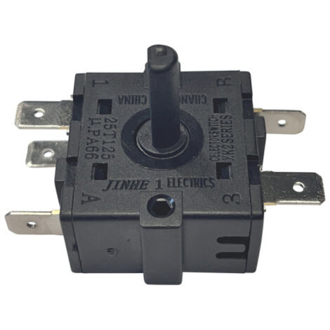 JINHE Electronics Drehschalter 25T125 PA66 250V 26A 5Pin Umwälzgetriebe