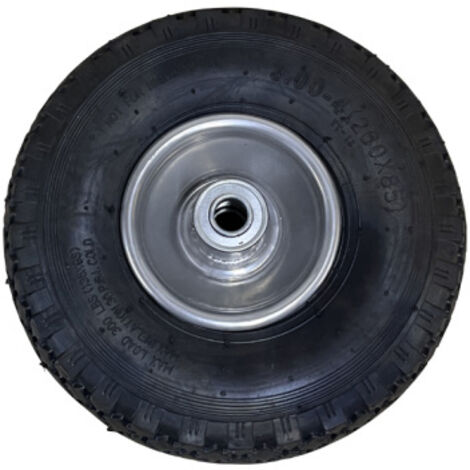 Sackkarrenrad 260mm Sackkarrenrad 260/85/25 – Reifen 3.00-4, PR2, Tragkraft 136 Kg, Für Bollerwagen & Sackkarren