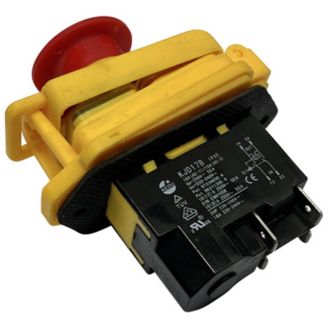 NIEMALS VERWENDET] Wetterfester Not-Aus-Schalter, Roter Panel Drucktastenschalter 660 V 10 A Mit Box Und Schlussel 88101589