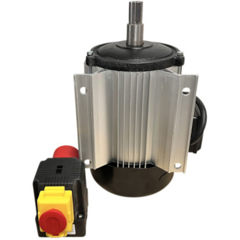 Ersatzmotor Industriemotor GWS 700 400V 12A mit KEDU KOA12 Schalter mit Phasenwender und Not Aus Funktion
