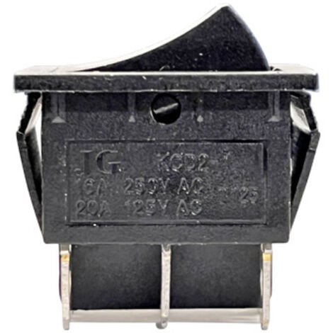 KCD2-1 Wippschalter 250V 20A 6Pin Schalter für Rasentraktoren