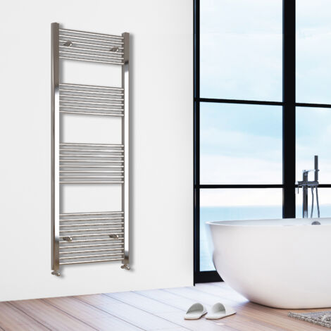 SKY Bathroom 1800x400mm(HxW)Chrome Straight Central Heating Towel Rail HeatingTowel Radiator (1/5)