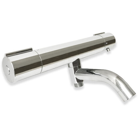 SKY Bathroom Wall Mounted Thermostatic Shower Mixer Tap - Chrome1