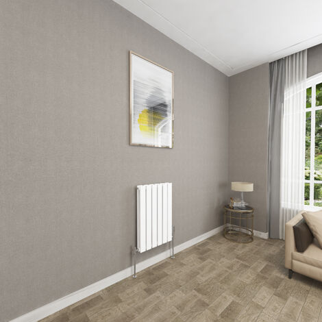 SKY Bathroom 600x408mm White Double Flat Panel Radiator Horizontal Central Heating Rad (1/5)