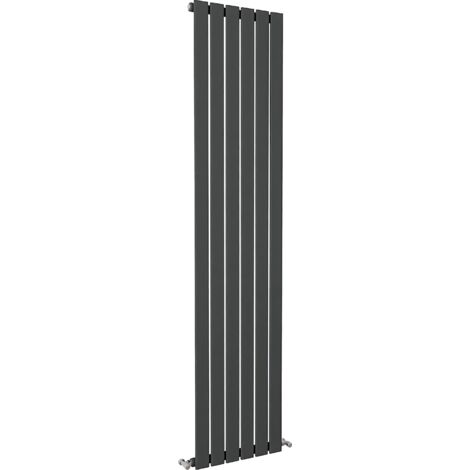 SKY Bathroom Flat Panel Radiator Vertical 1800x408mm Single Anthracite
